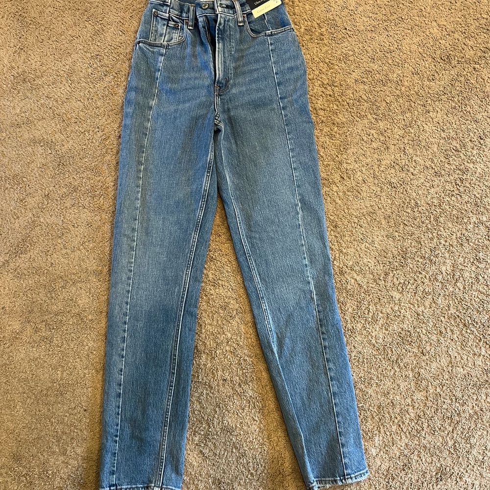 Abercrombie & Fitch High Rise Blue Jeans